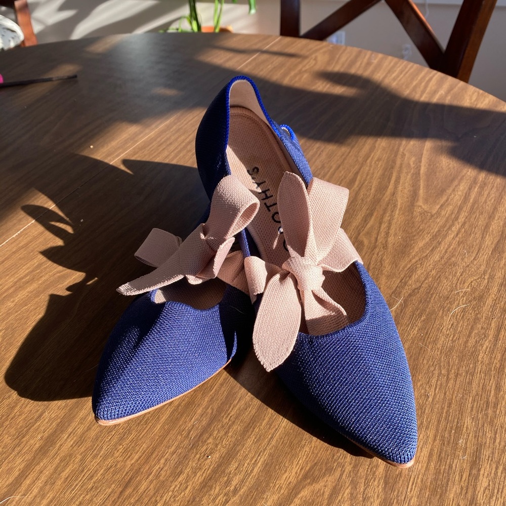 Rothy’s Sapphire Mary Jane Flats Size 11